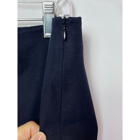 Lafayette 148 Women's 16 Black Lexington Side Zip Straight Leg Ankle Dress Pant - Picture 7 of 7